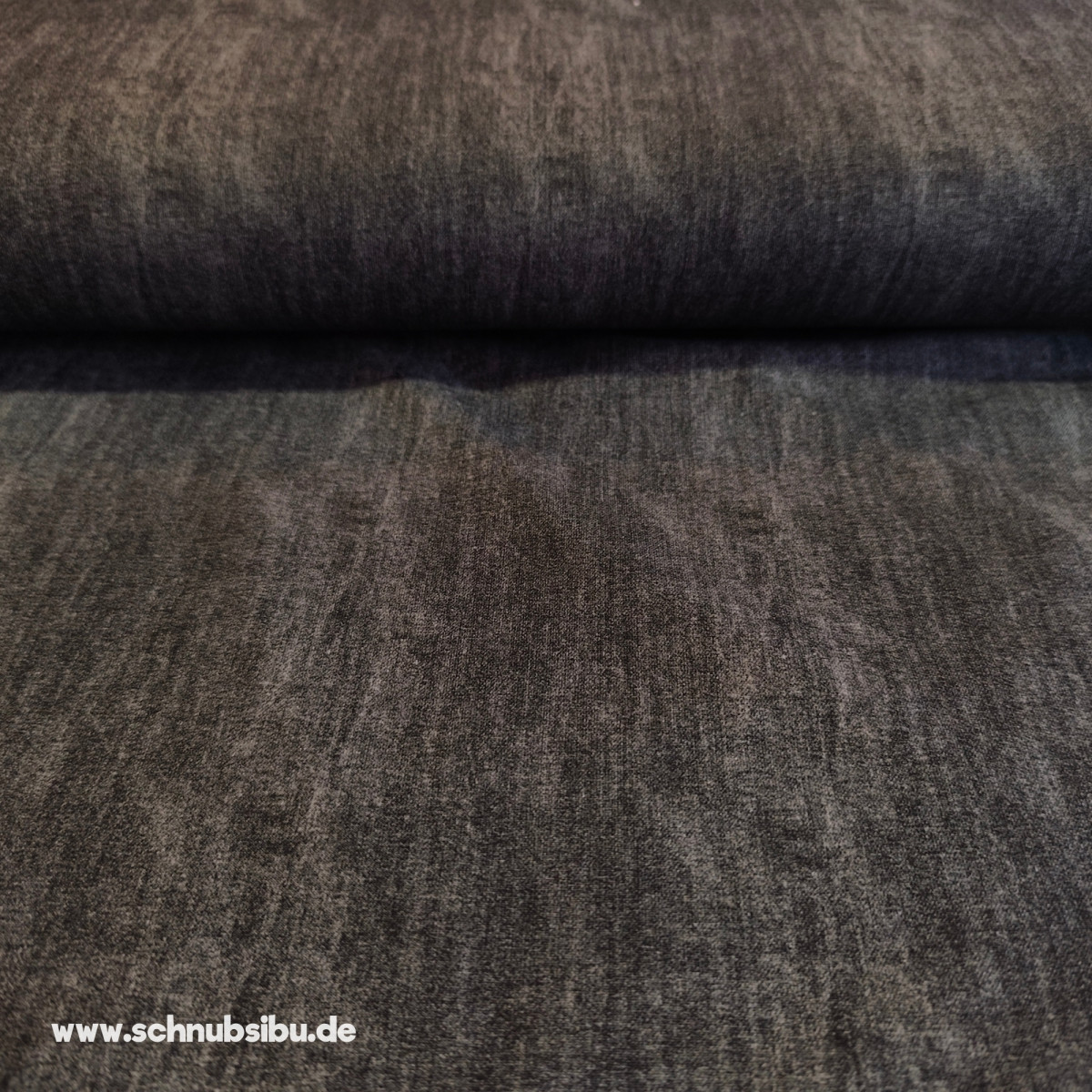 French Terry Denim New Collection grau